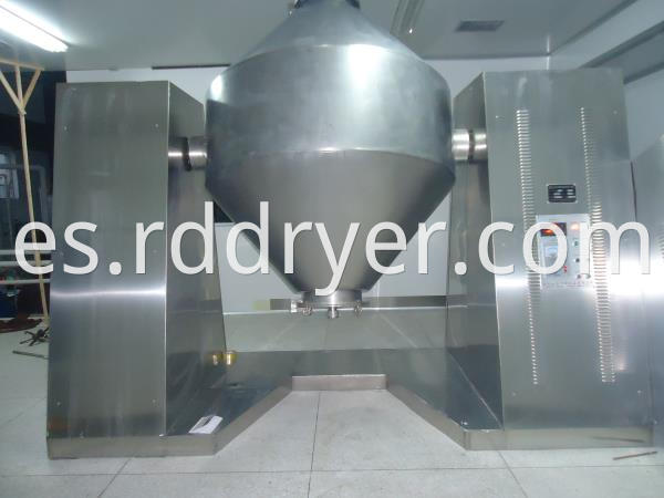 Double Conical Rotary Vacuum Drying Machine for Organic Solvent Drug